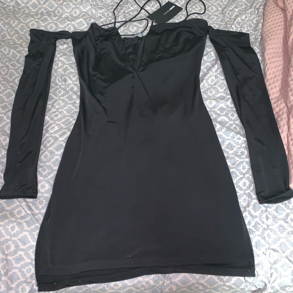 Black fashion nova dress